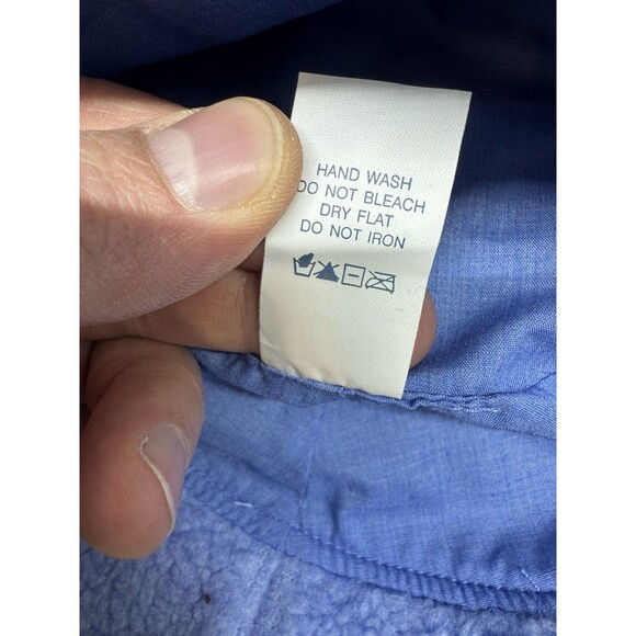 Oshkosh B'gosh Toddler Bucket Hat Blue Holiday Snowflakes Cotton Size 12-24M NWT - Picture 6 of 6